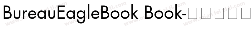 BureauEagleBook Book字体转换